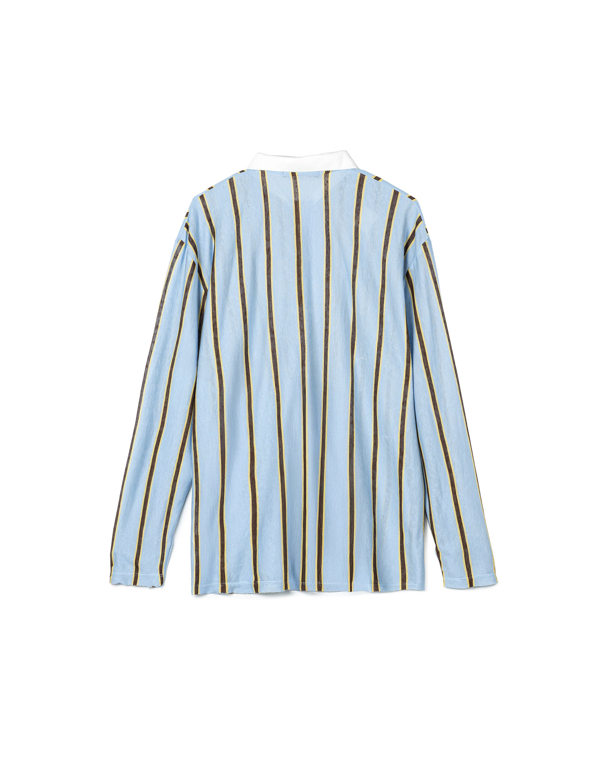Relaxed striped-knit Polo shirt