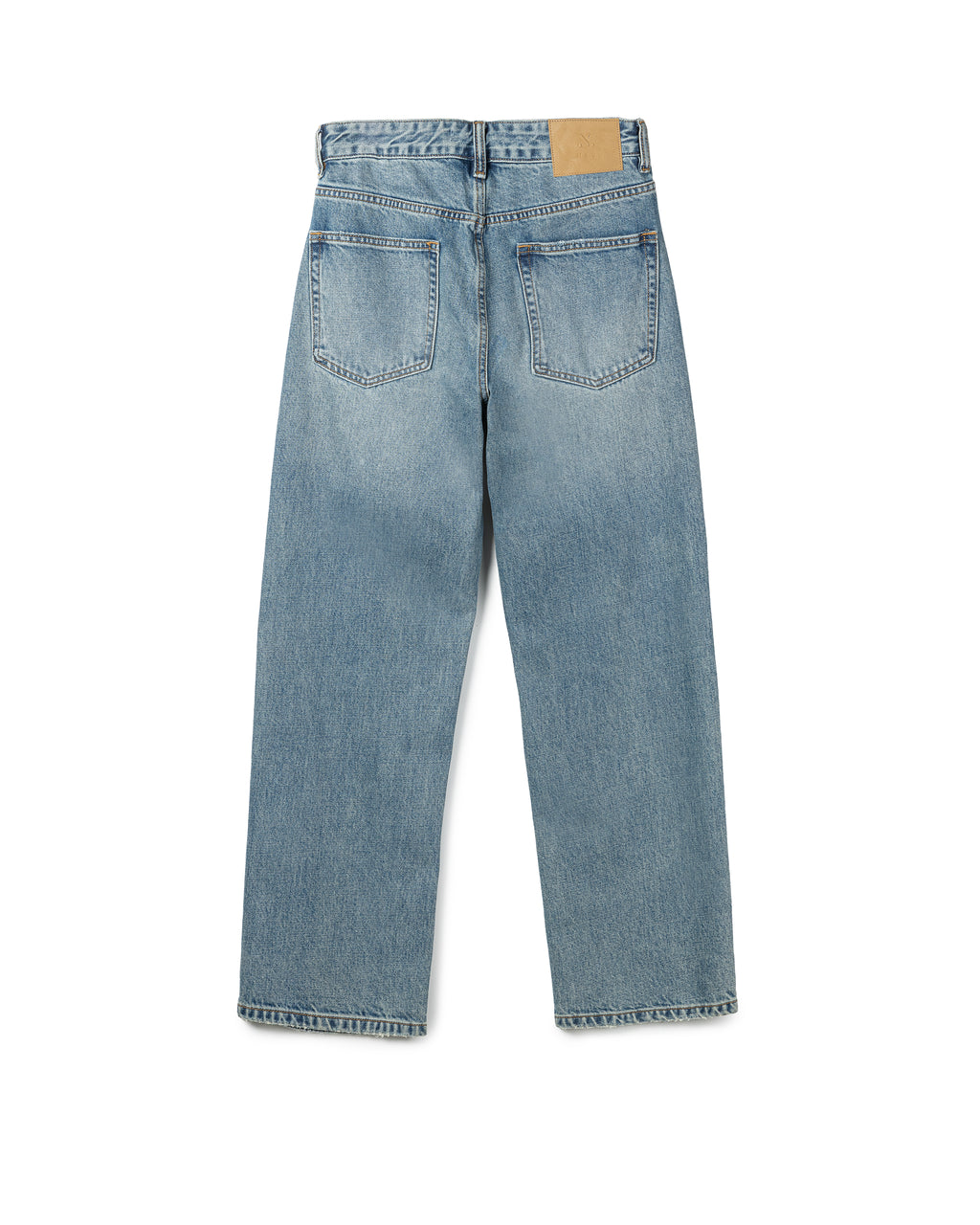 Clean-Cut High-Rise Jeans