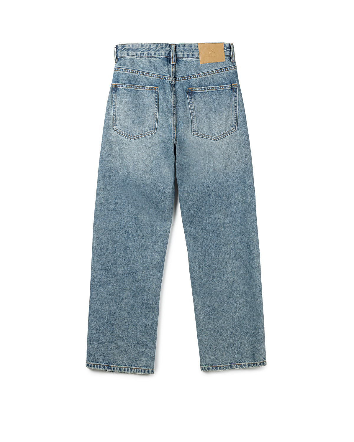 Clean-Cut High-Rise Jeans