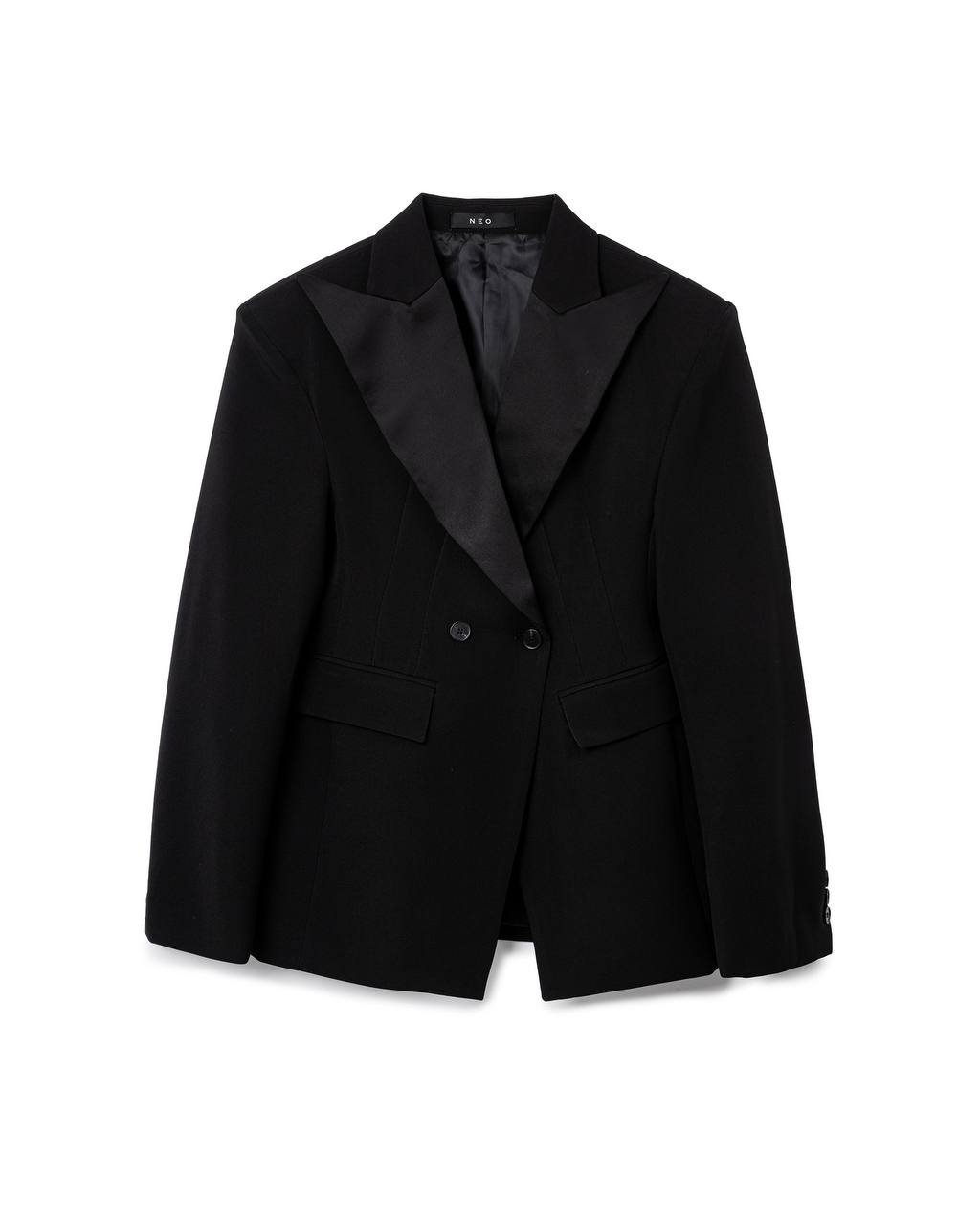 Tuxedo Collar Blazer