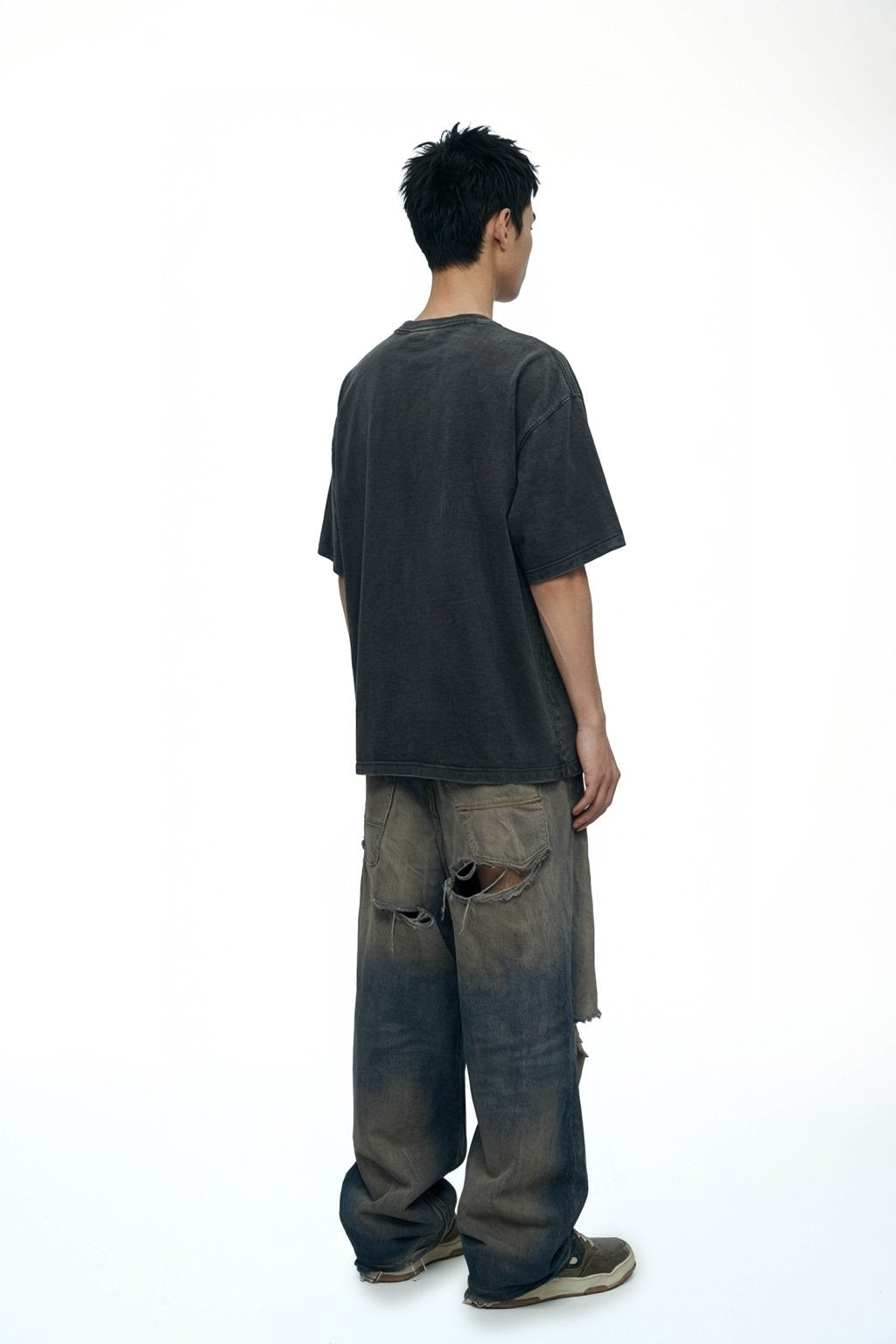 DOUBLE BACK Running Horse T-Shirt Oversized