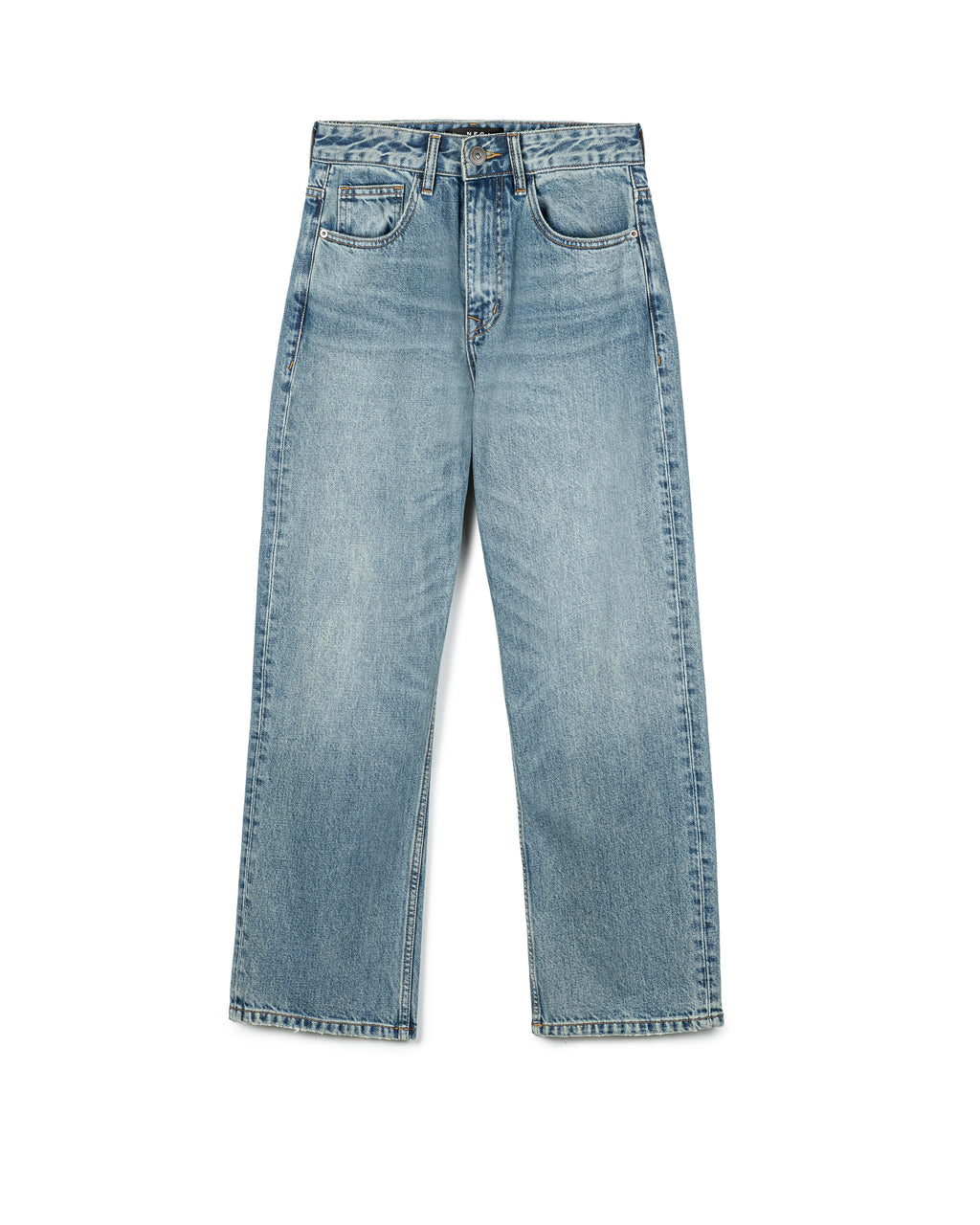 Clean-Cut High-Rise Jeans