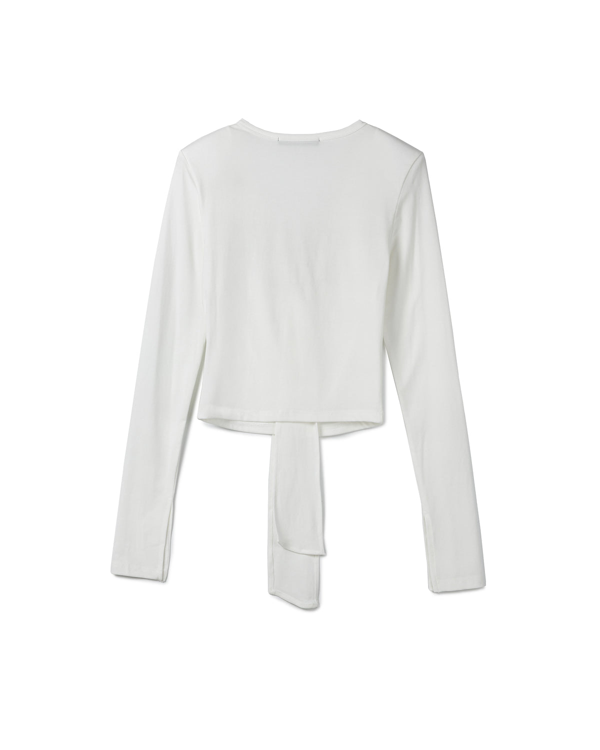 Sculptural Ruched V-Neck Top