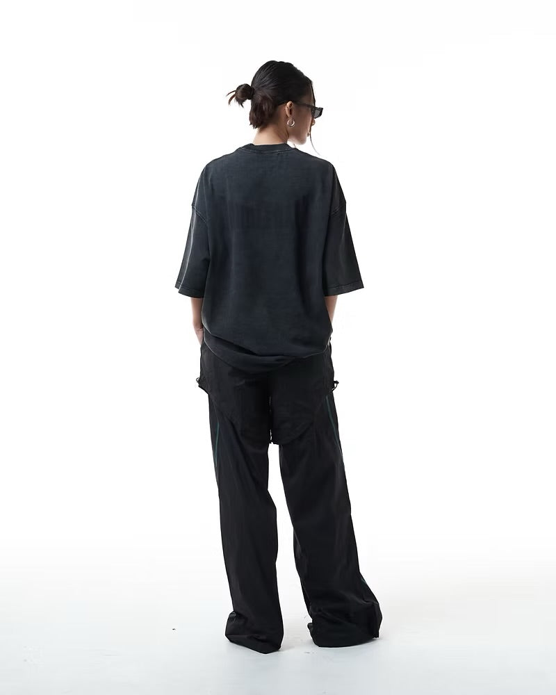 DOUBLE BACK No Logo T-Shirt Oversized