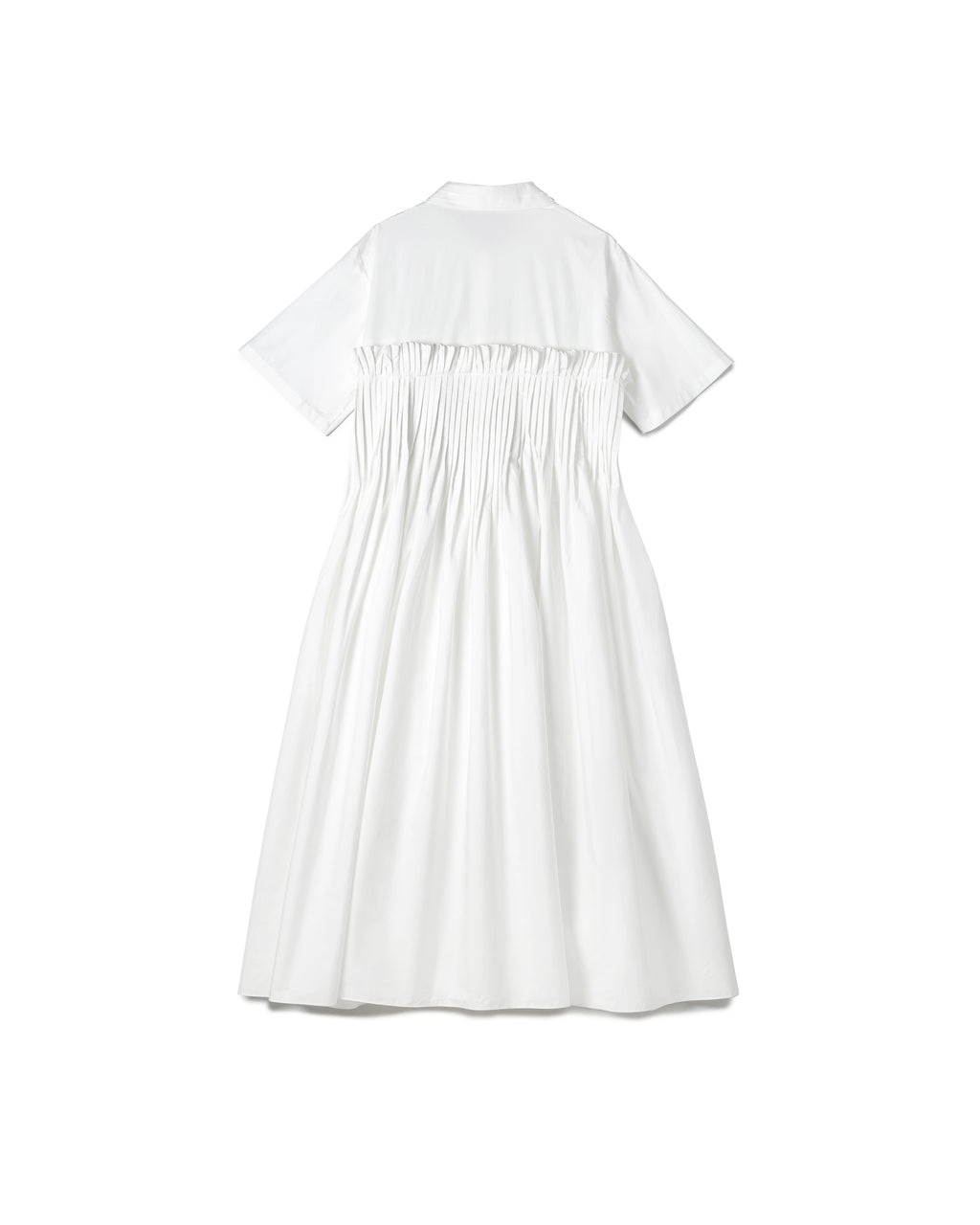 Pleated Shirt Dress