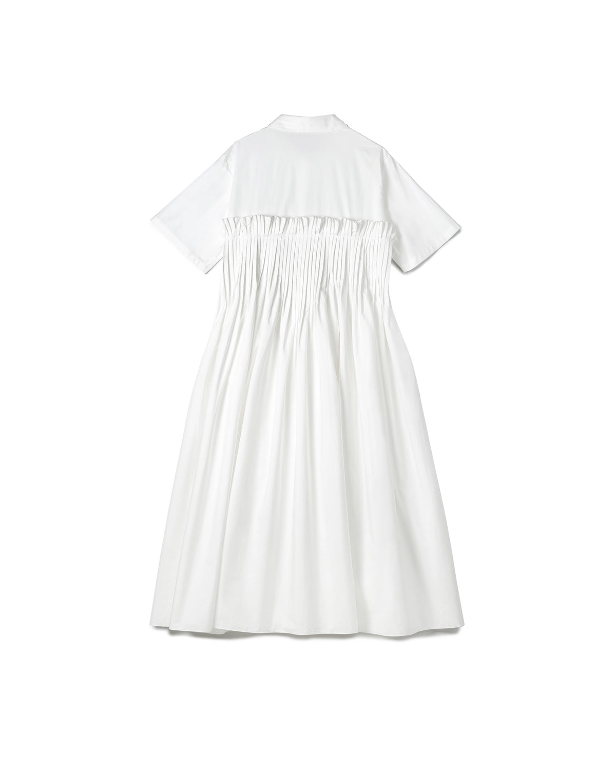 Pleated Shirt Dress