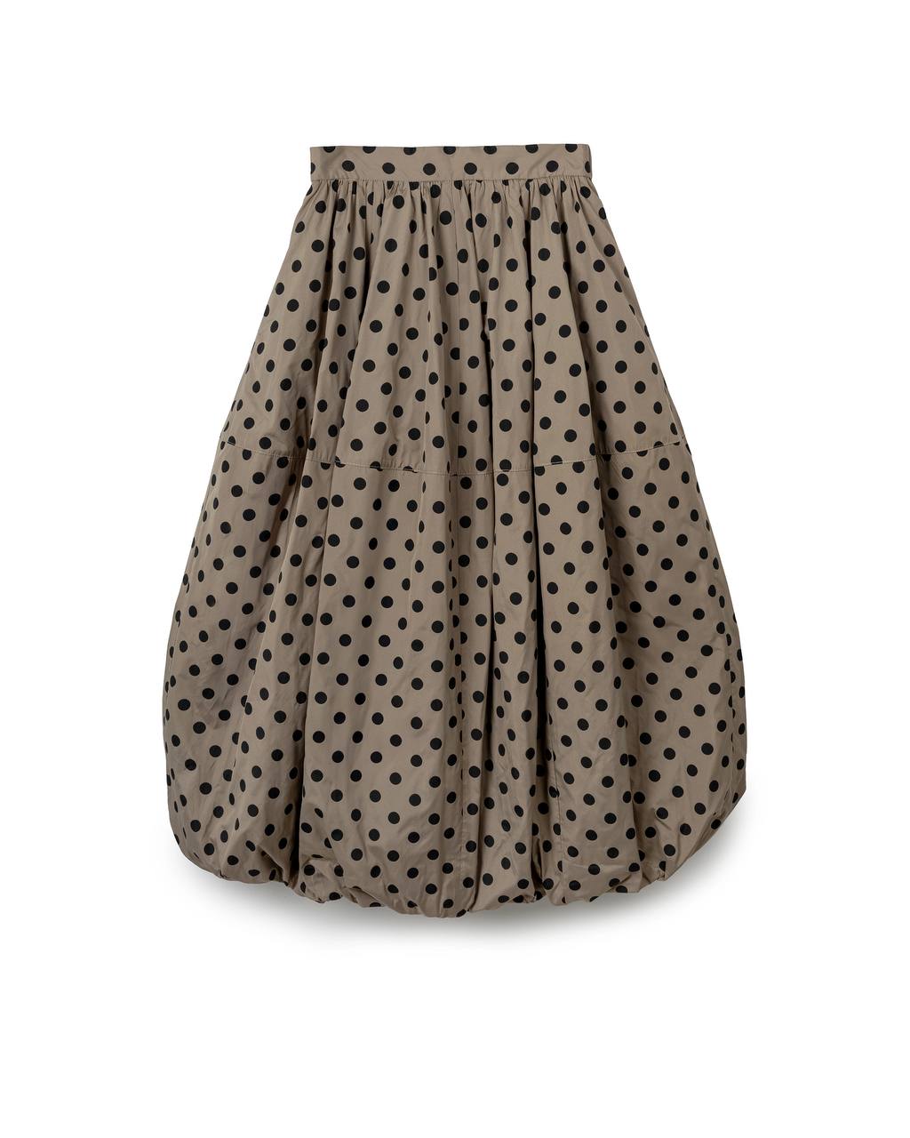 Polka Bubble Hem Skirt