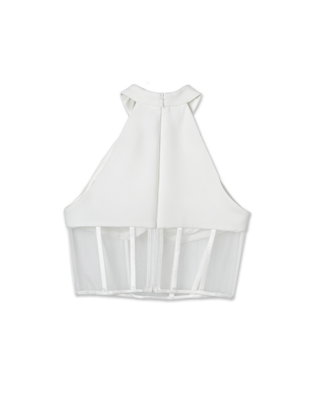 Halter Neck Mesh Top