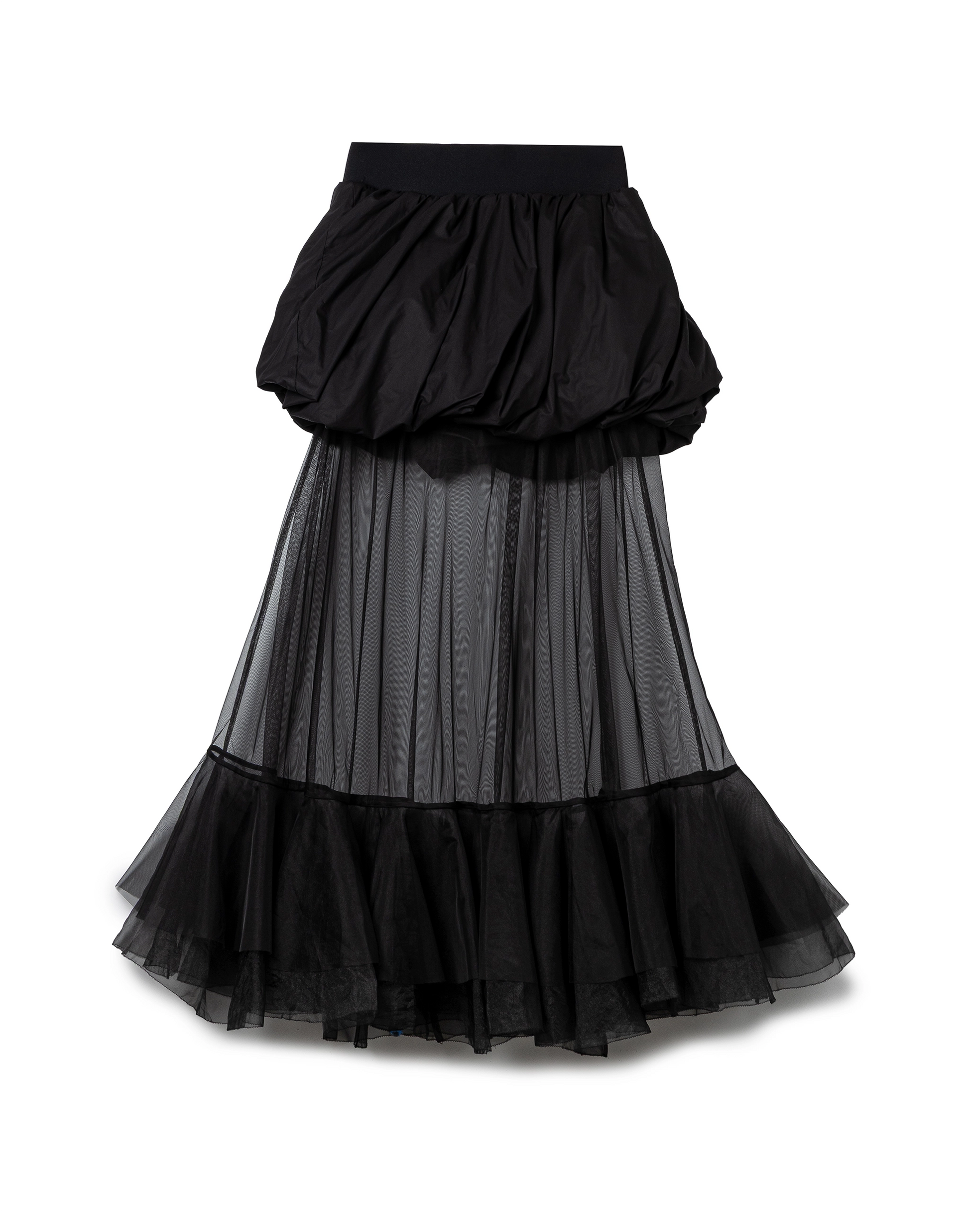 Structured Balloon Mesh Tutu skirt