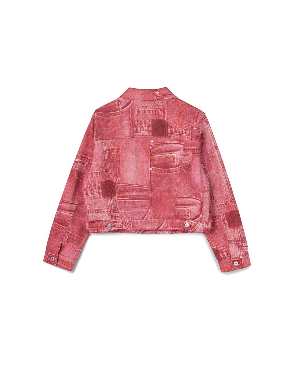 Patchwork Crop Jacket