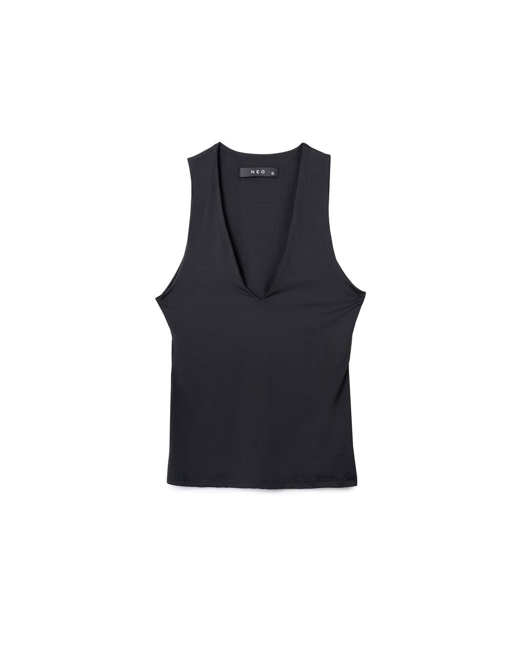 Clean Cut Sleeveless V Top
