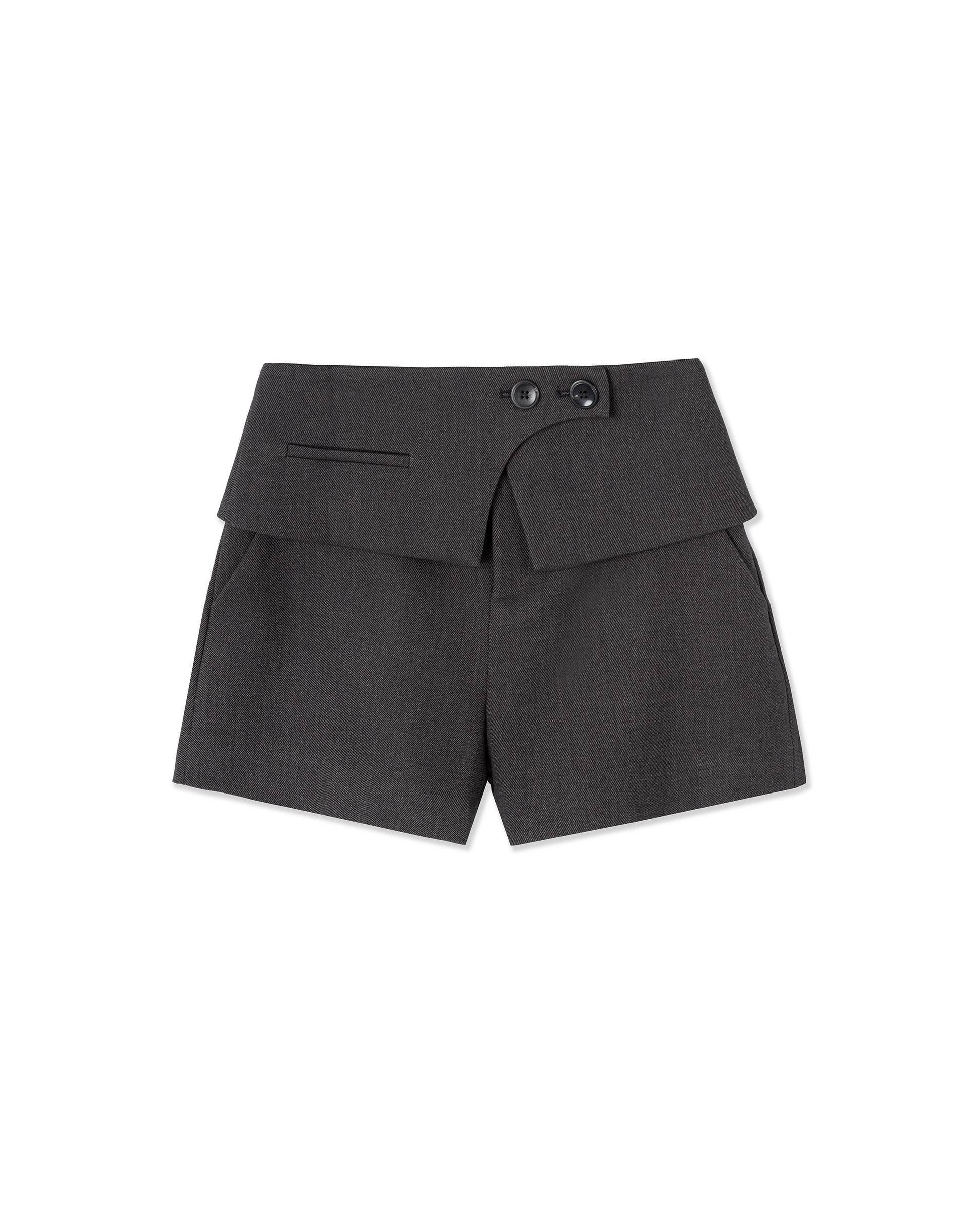 Tailored Flap Shorts
