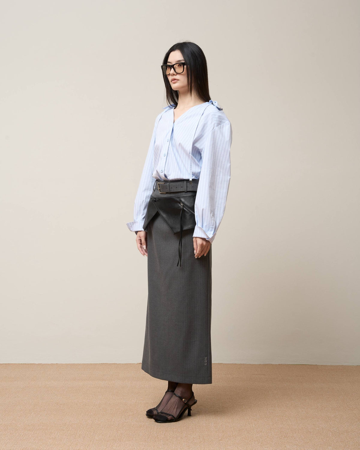 Vol.3 Ch.2 Tailored Pencil Skirt with Waist Belt