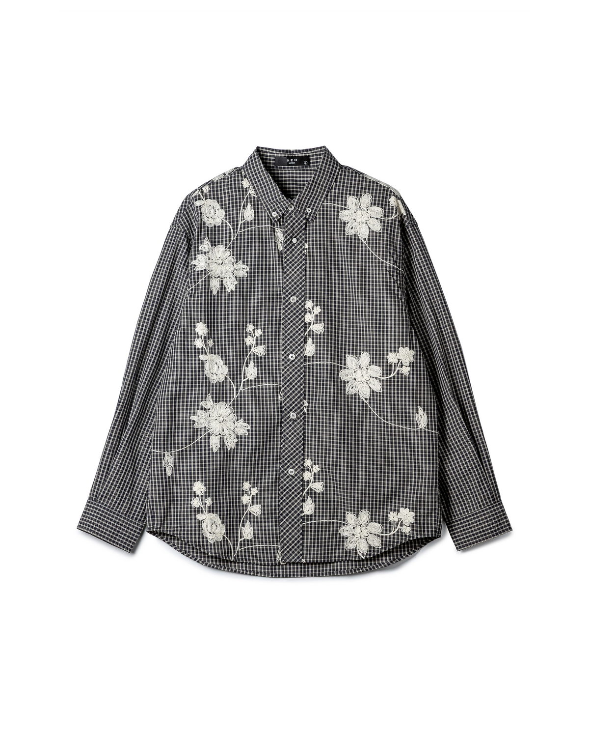Embroidered Check Shirt