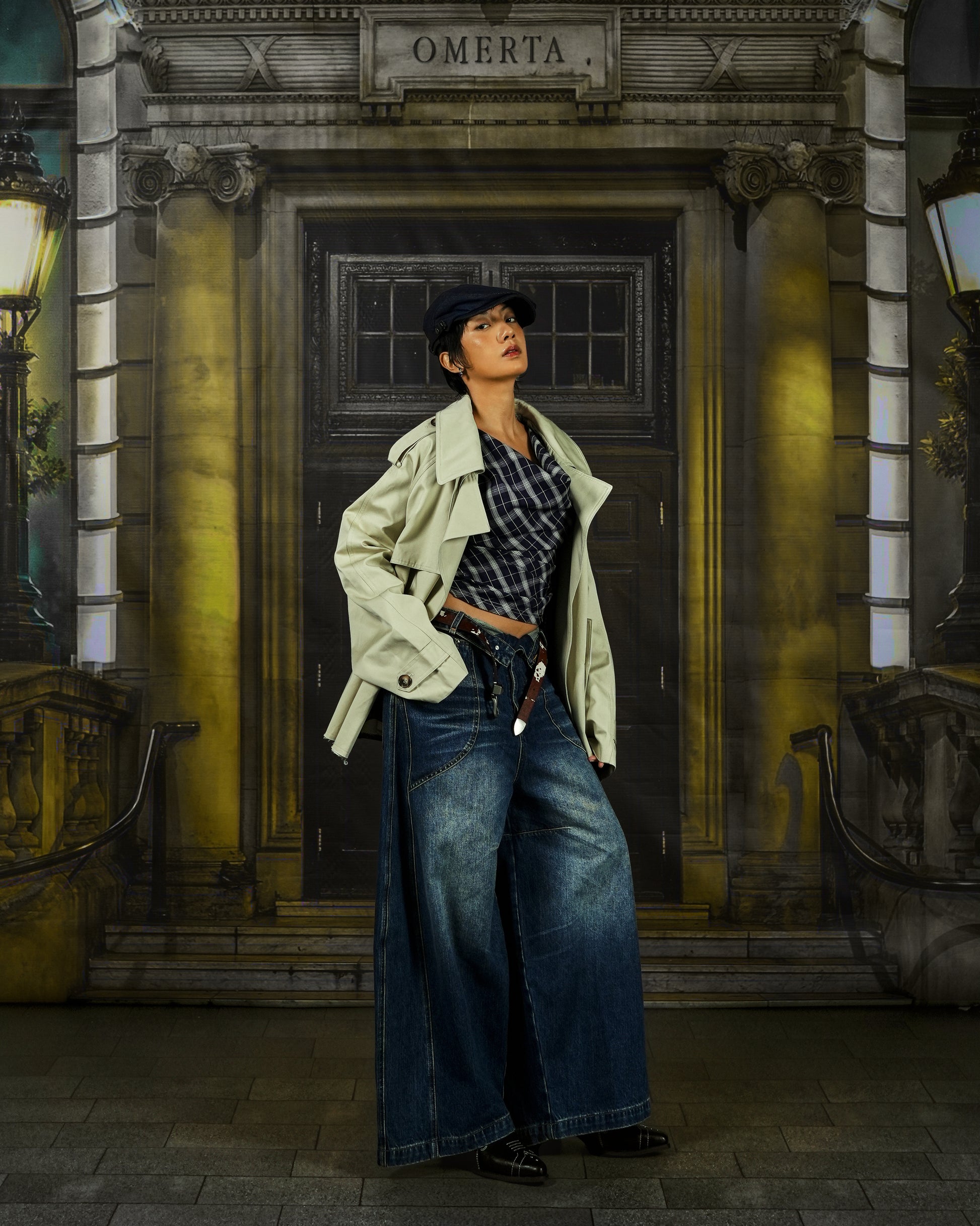 Gabardine Trench Coat