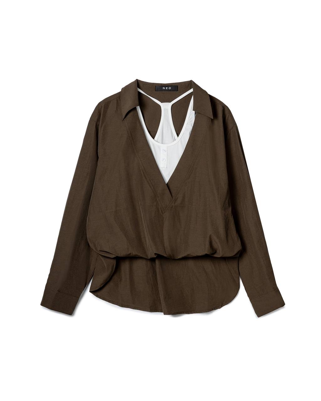 Layered Cotton Shirt
