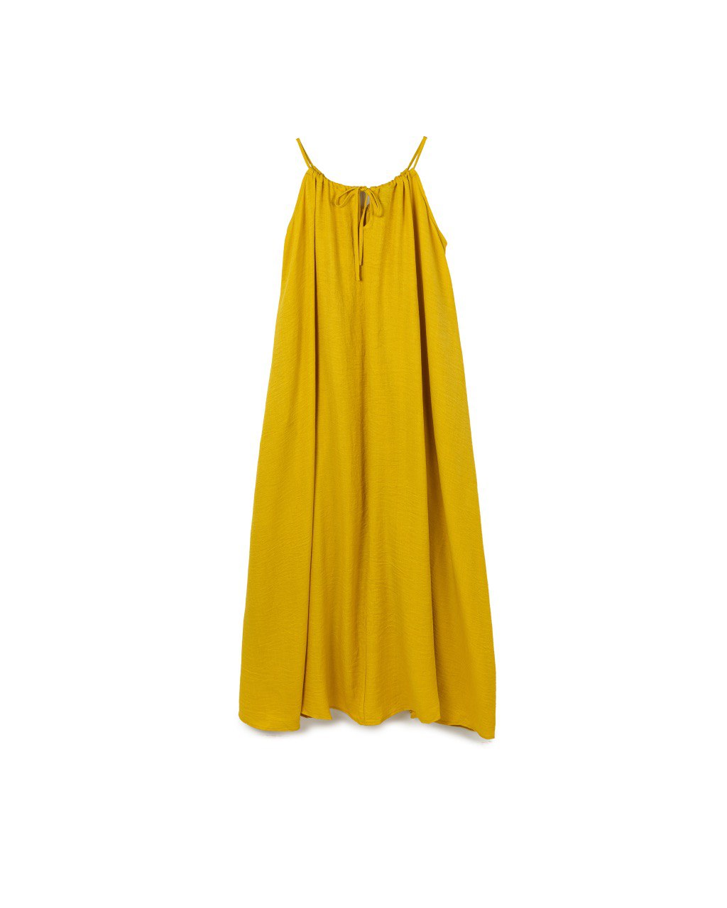 Draped Bow Slip Dress