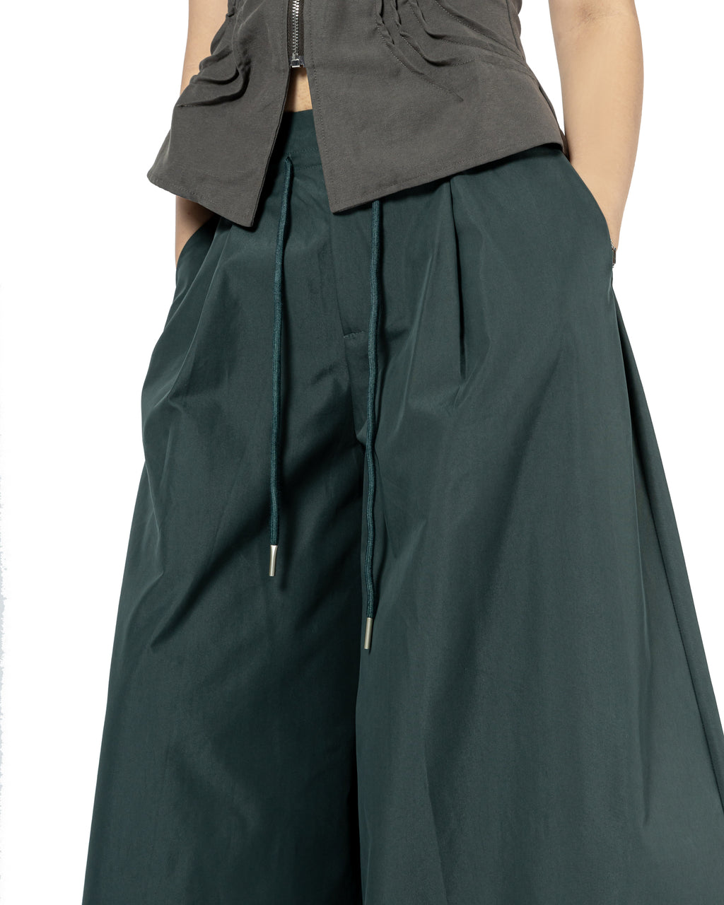 Drawstring Wide Pants