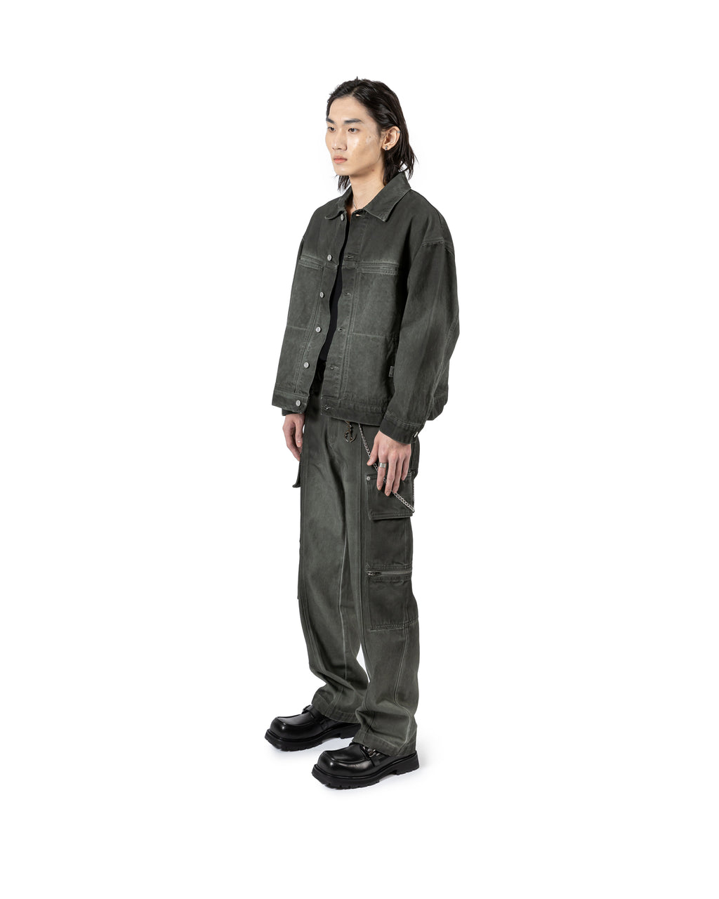 Washed Gradient Jacket