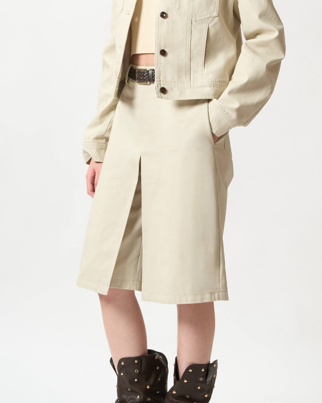 Refined Utility Cotton-Twill Jacket