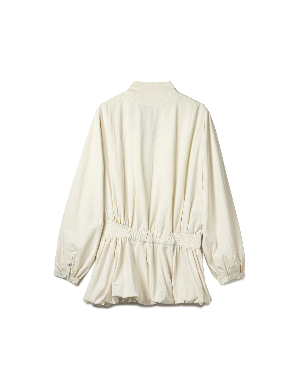 Vol.3 Ch.2 Sculptural Smocked-Waist Blouse (PolkaDot)