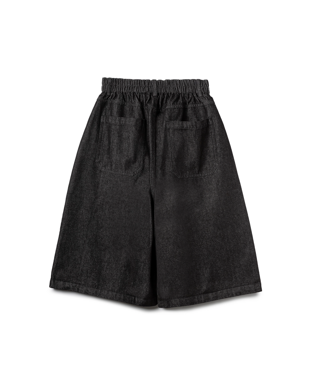 Raw-Edge Indigo Culottes