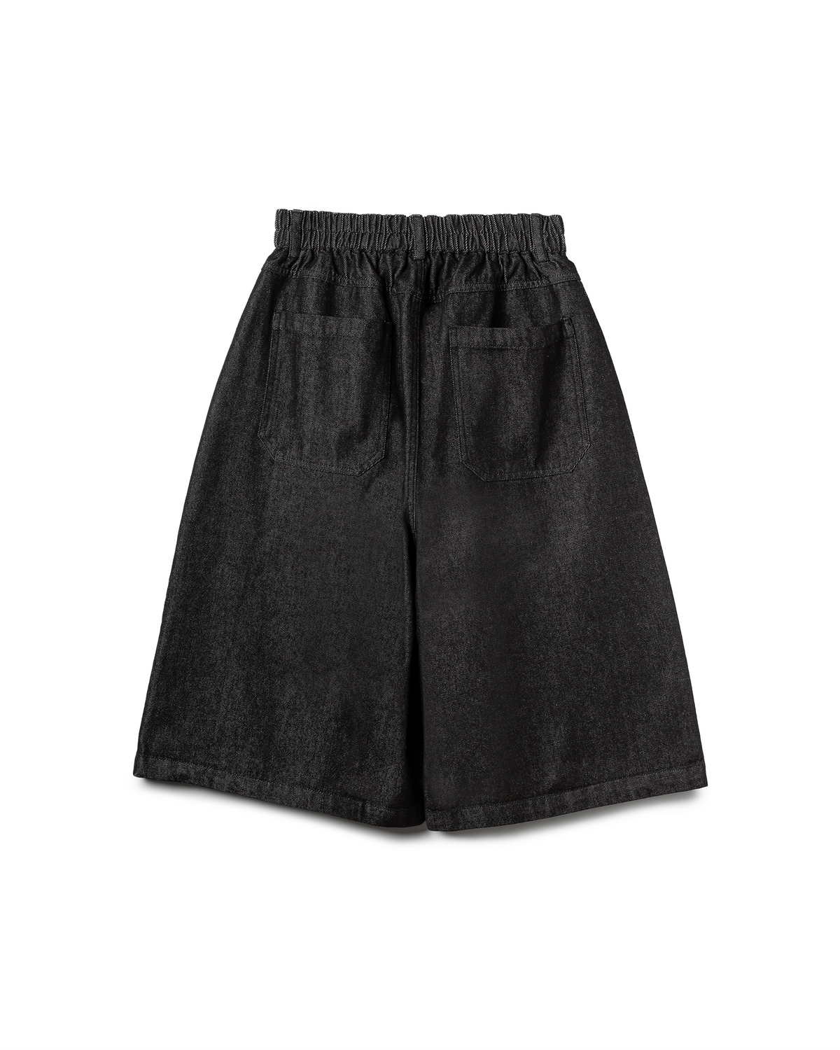 Raw-Edge Indigo Culottes