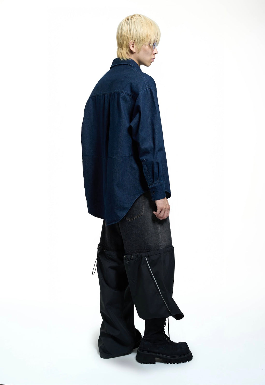 DOUBLEBACK Denim Twisted Shirt