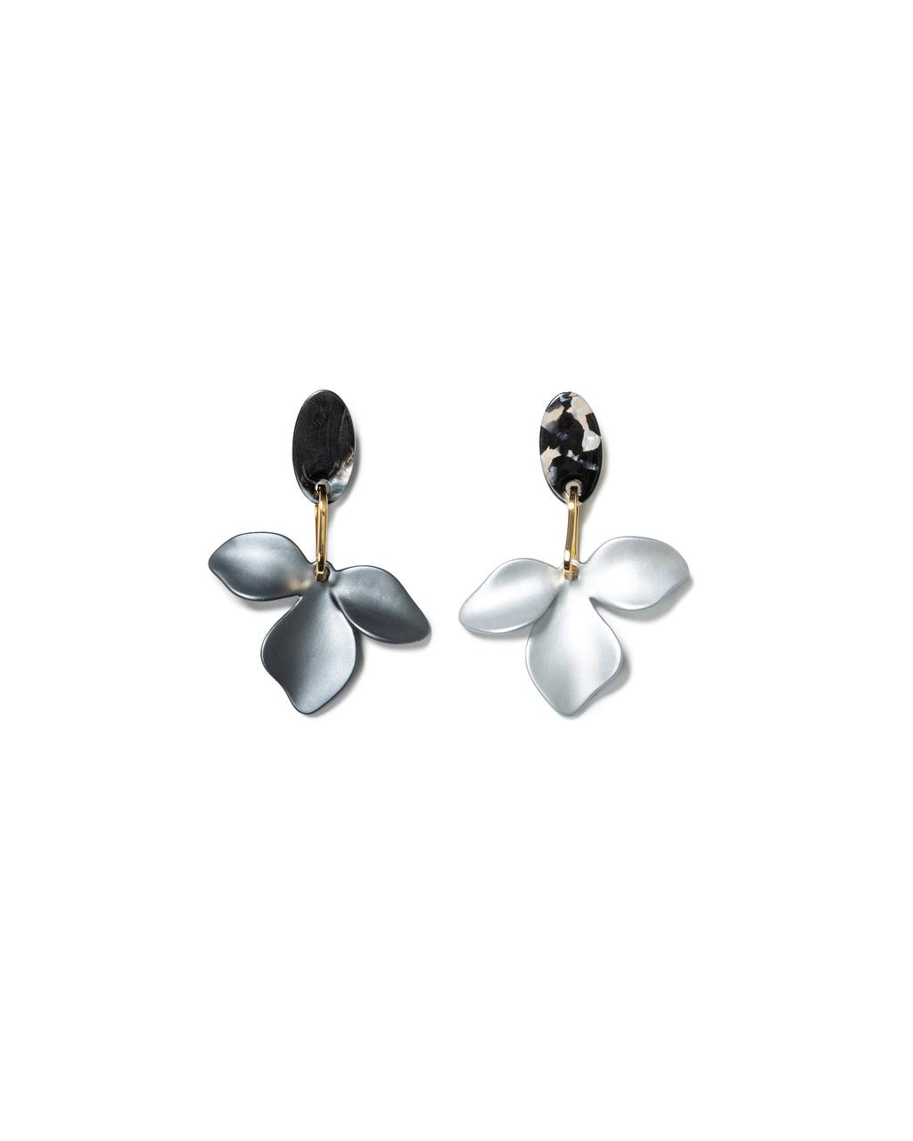 Matte Petal Drop Earrings