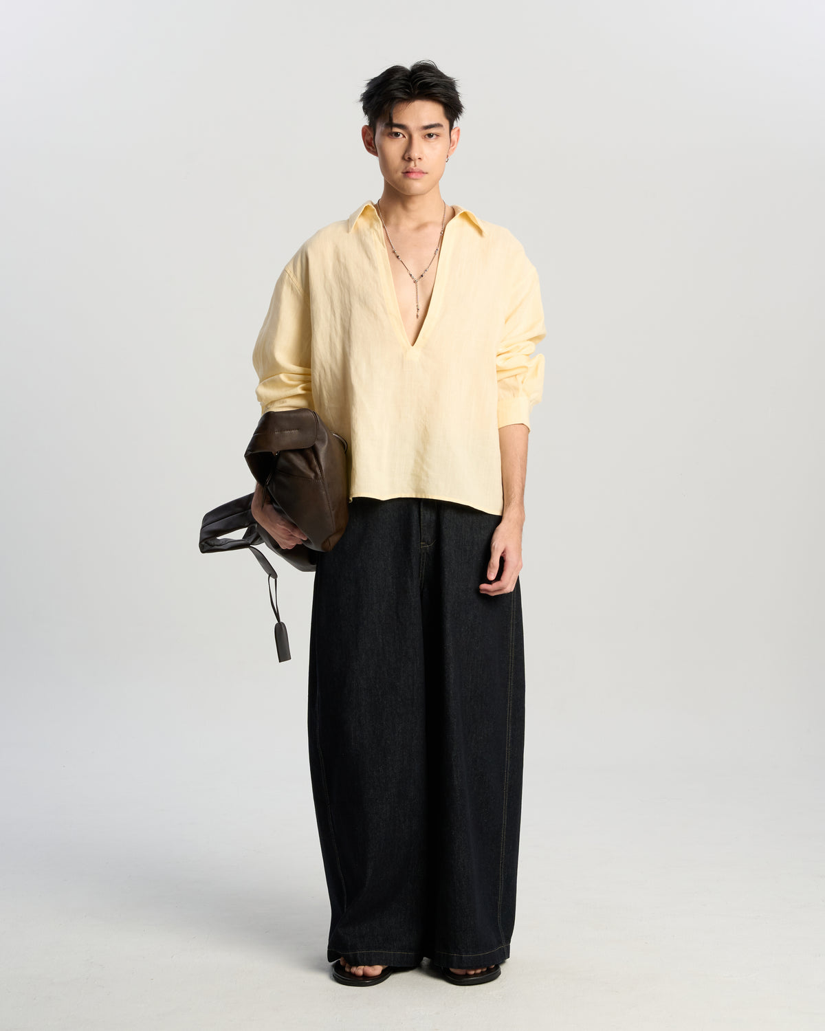 Relaxed V-Neck Shirt