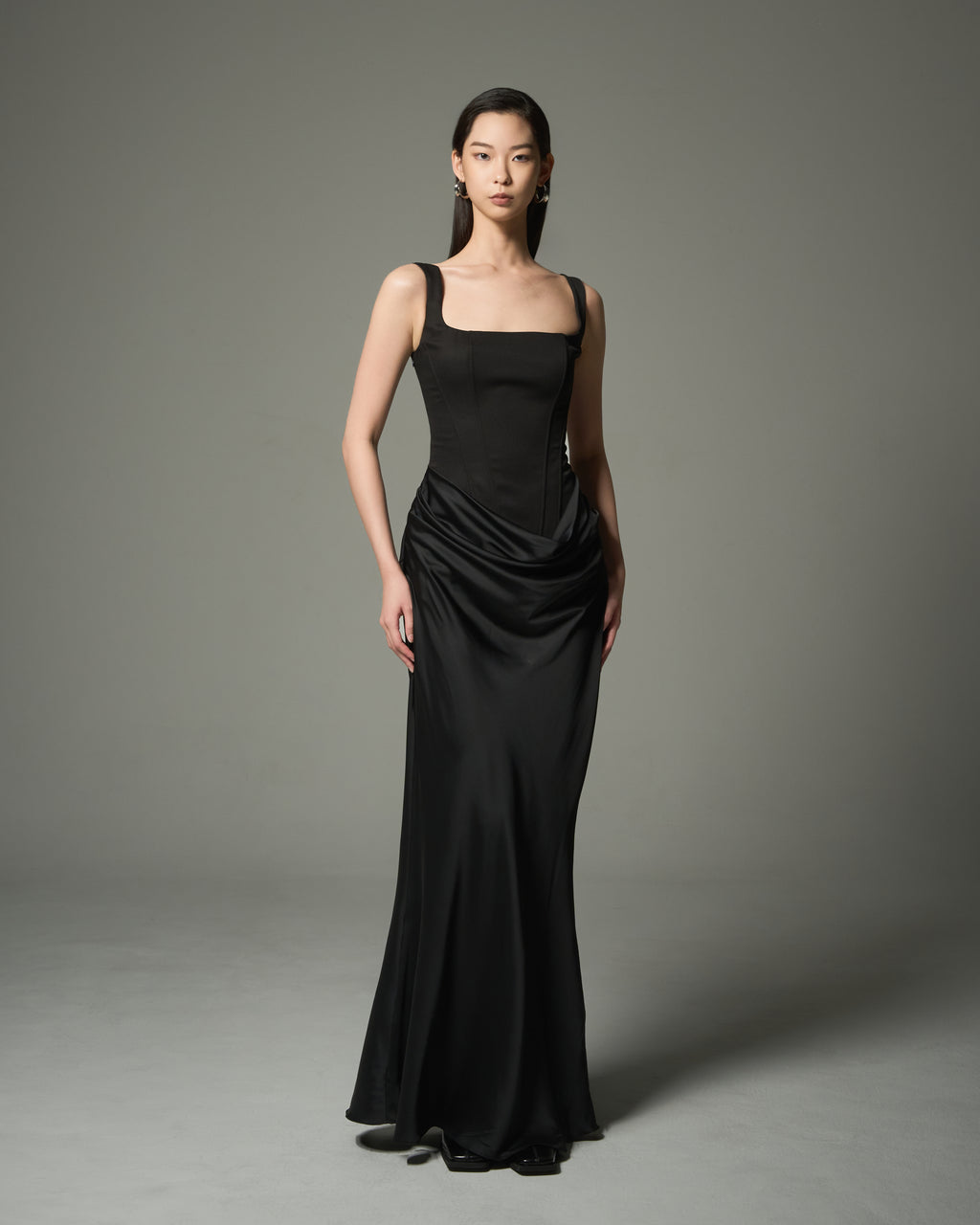 Drape Corset Dress