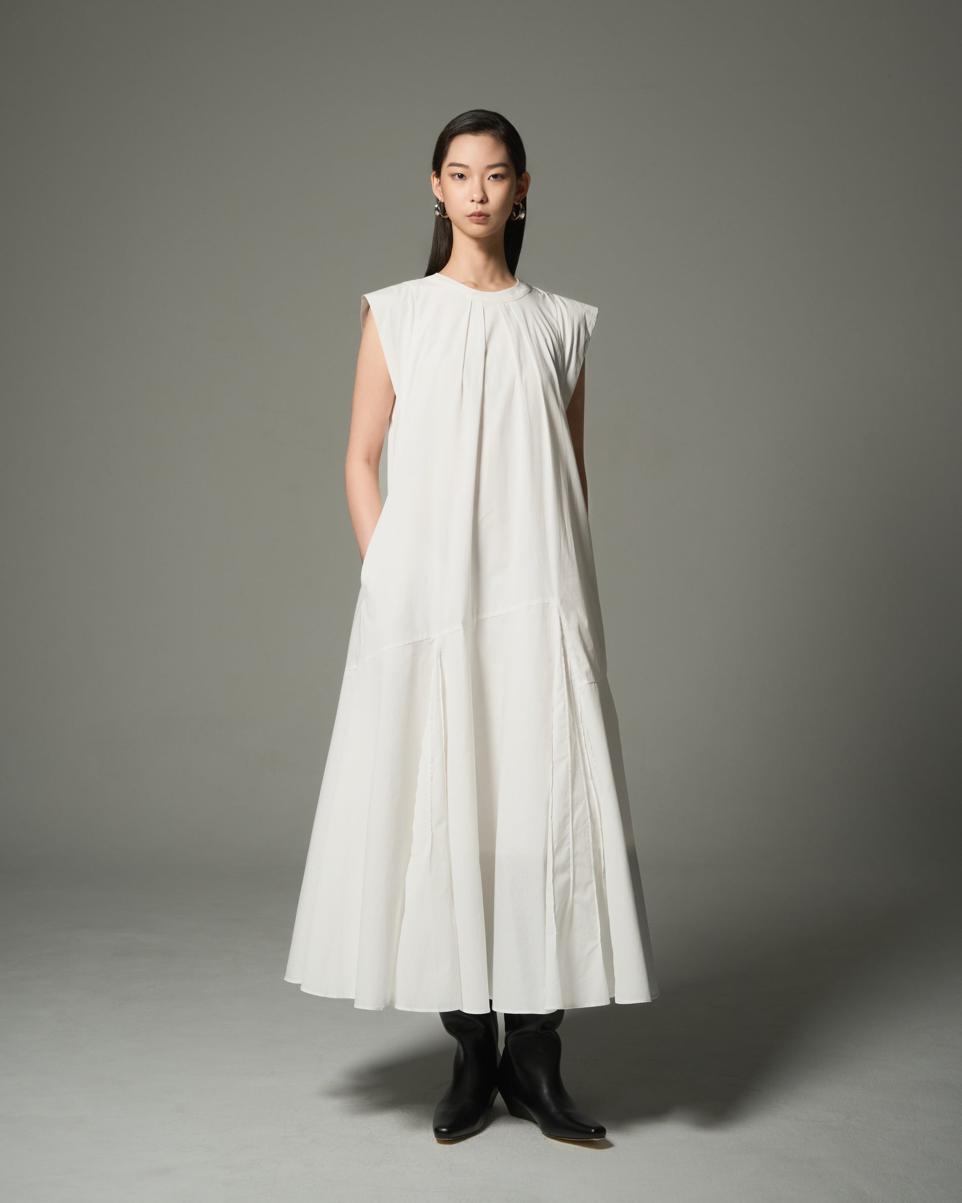 Gathered Maxi Dress