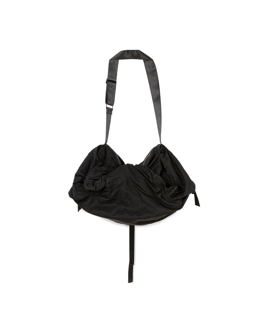 Slouchy Nylon Buckle Crossbody Bag