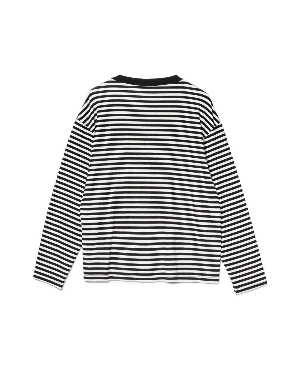 Relaxed Striped Henley