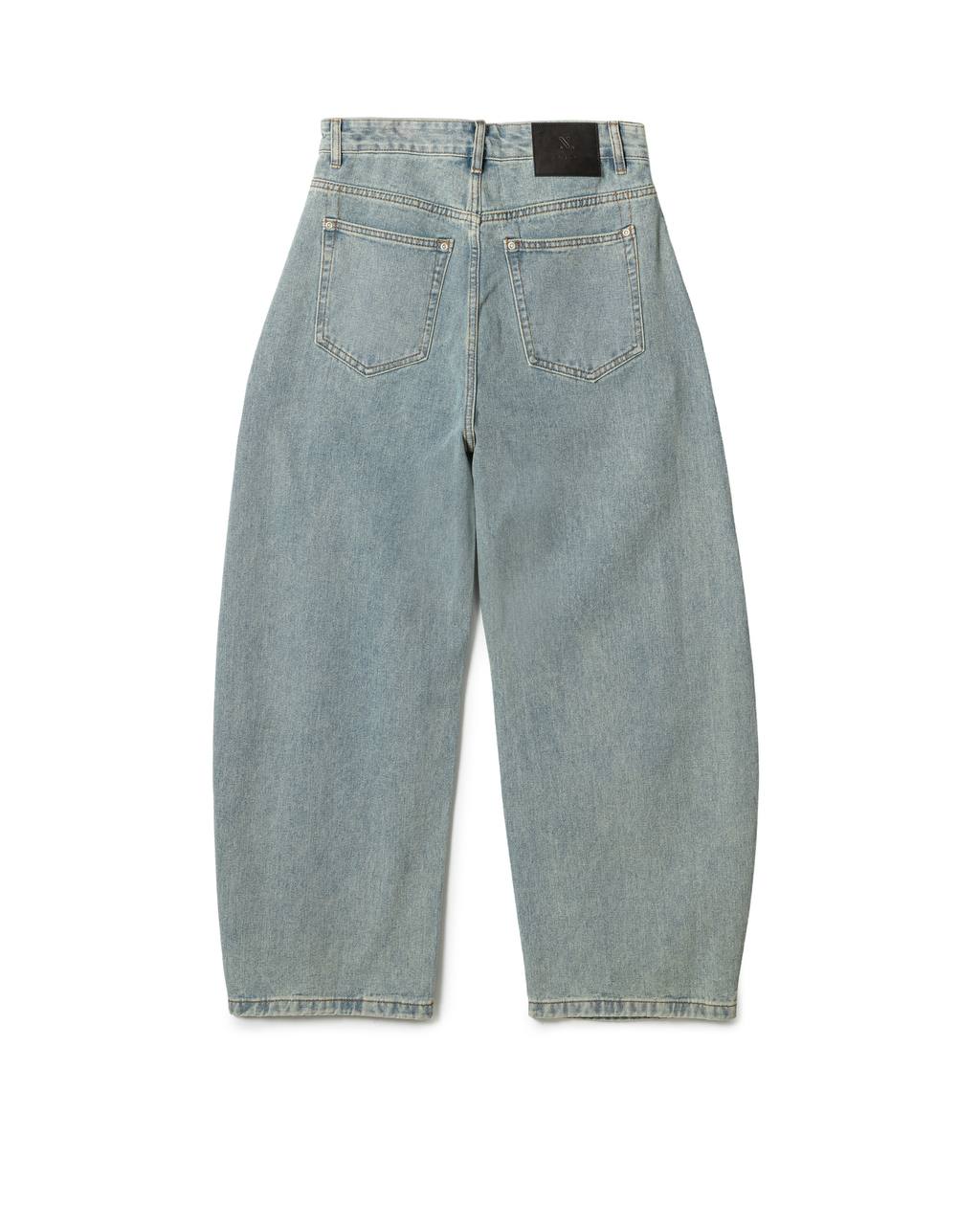 Oversized Barrel-Leg Jeans