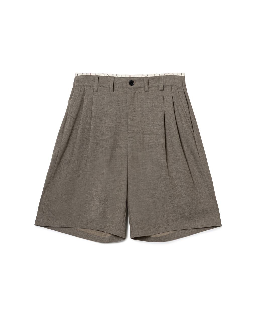 Tailored Pleated Shorts
