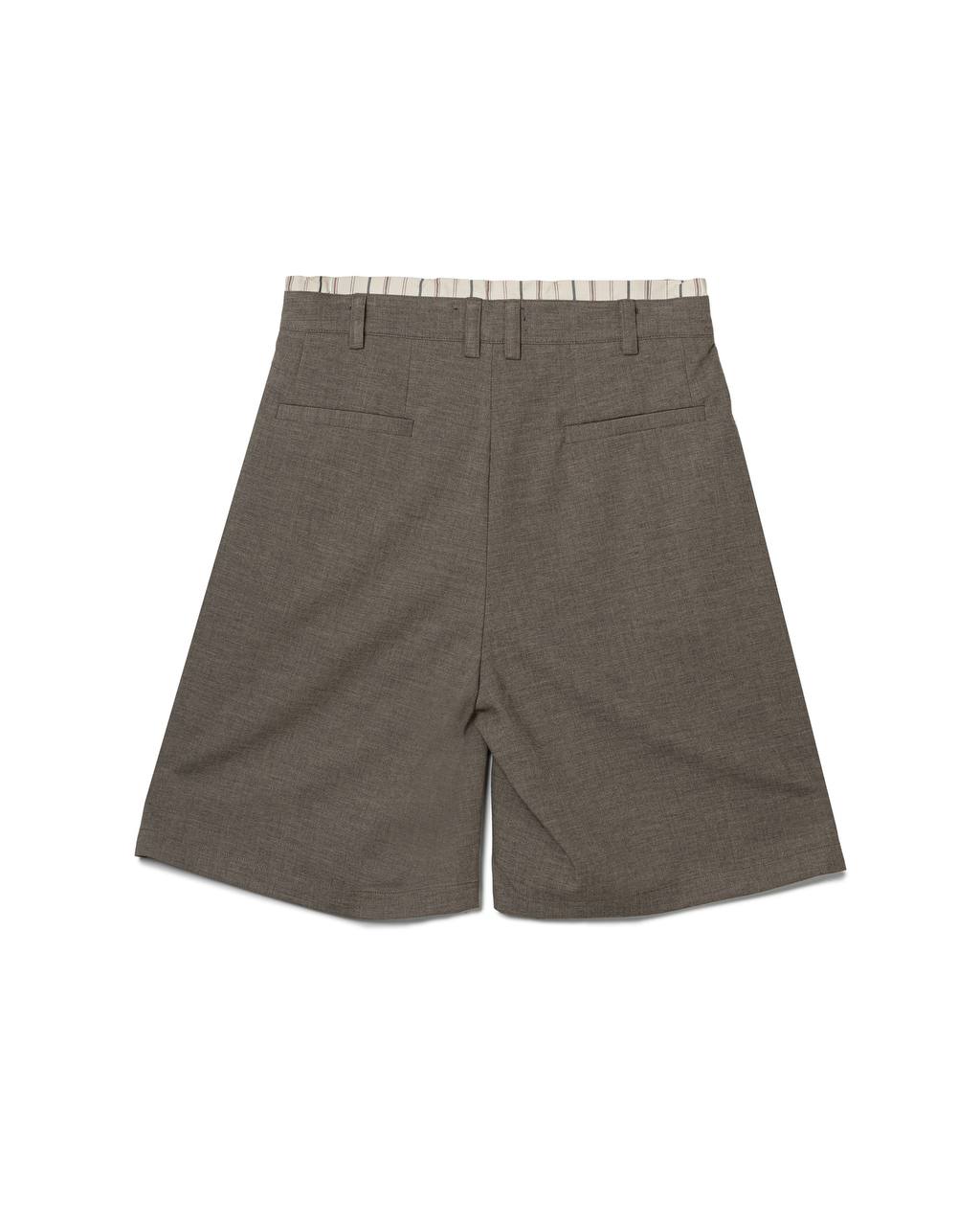 Tailored Pleated Shorts