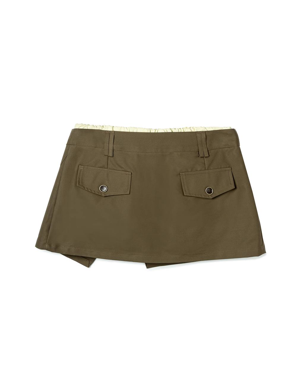 Modern Layered-Waist Shorts