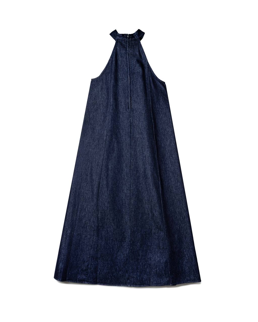 Halter Denim Dress