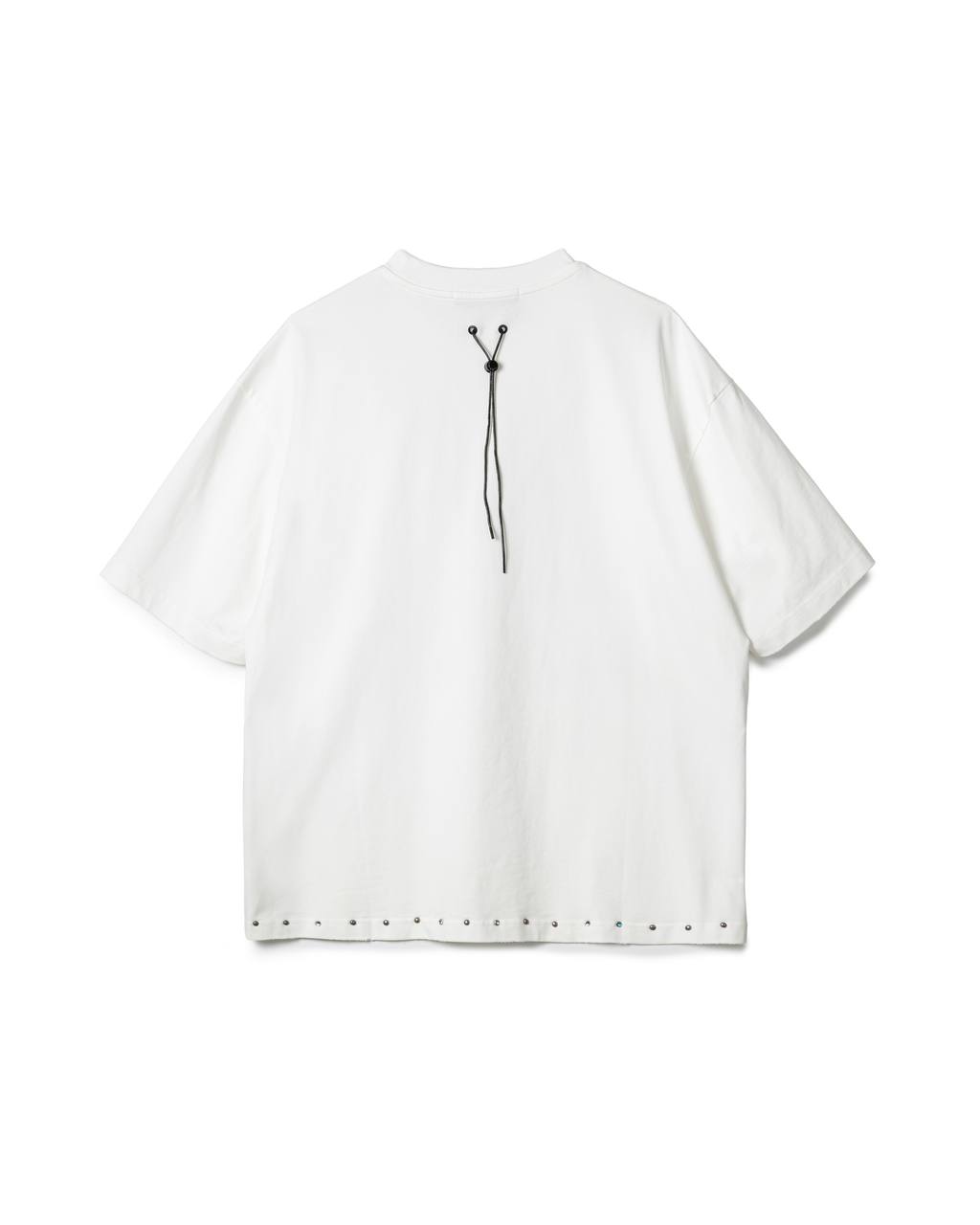 Minimalist Studded-Hem T-Shirt
