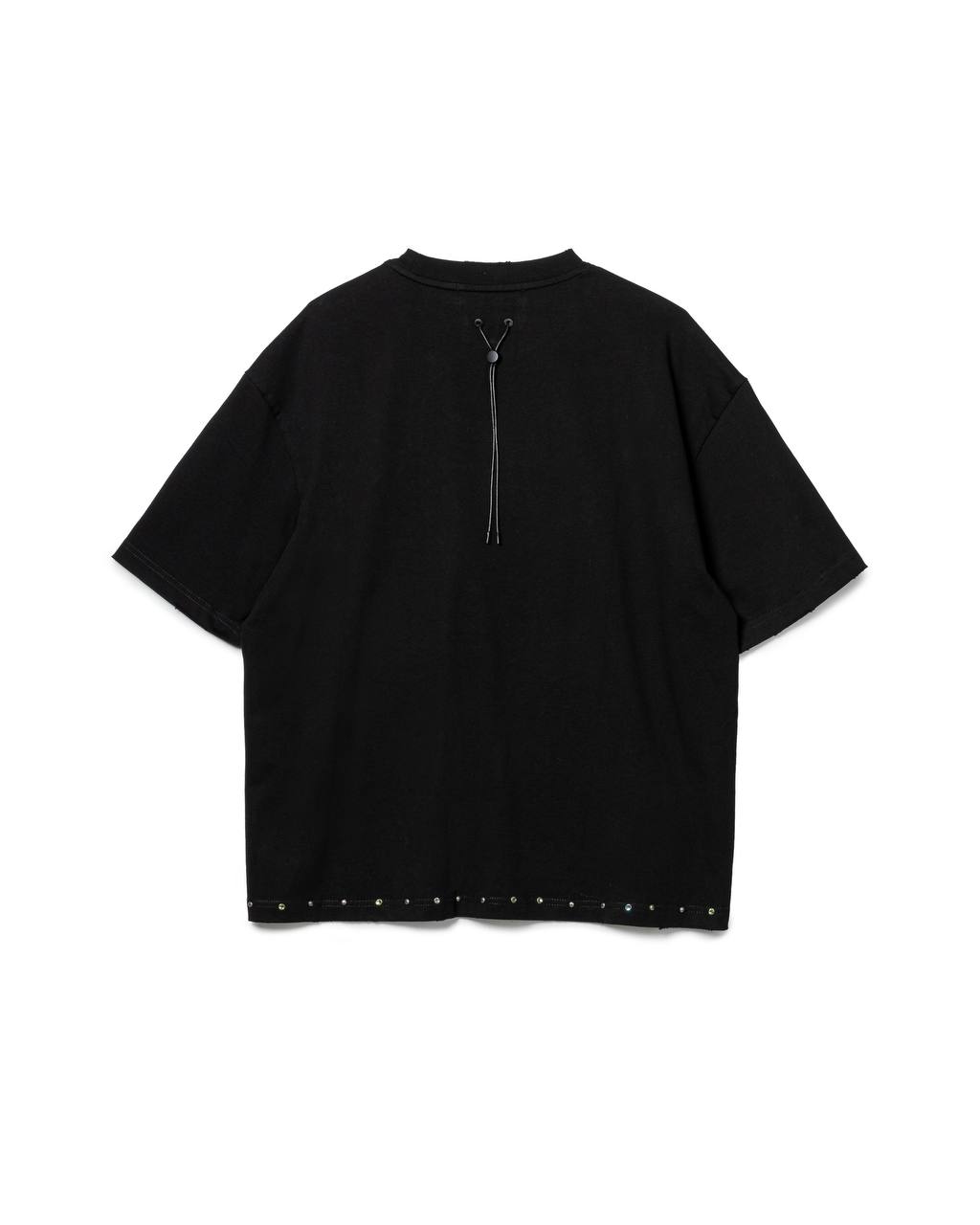 Minimalist Studded-Hem T-Shirt
