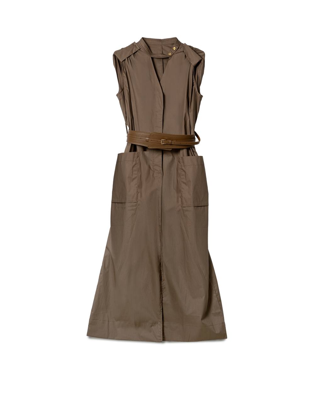 Structured Belted Utility-Dress