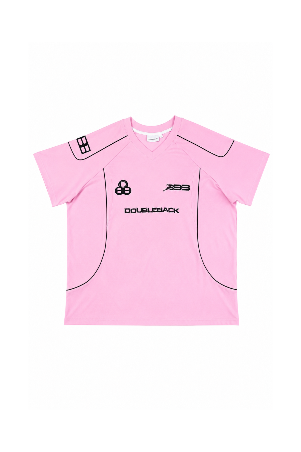 DOUBLEBACK JERSEY DRESS (Pink)