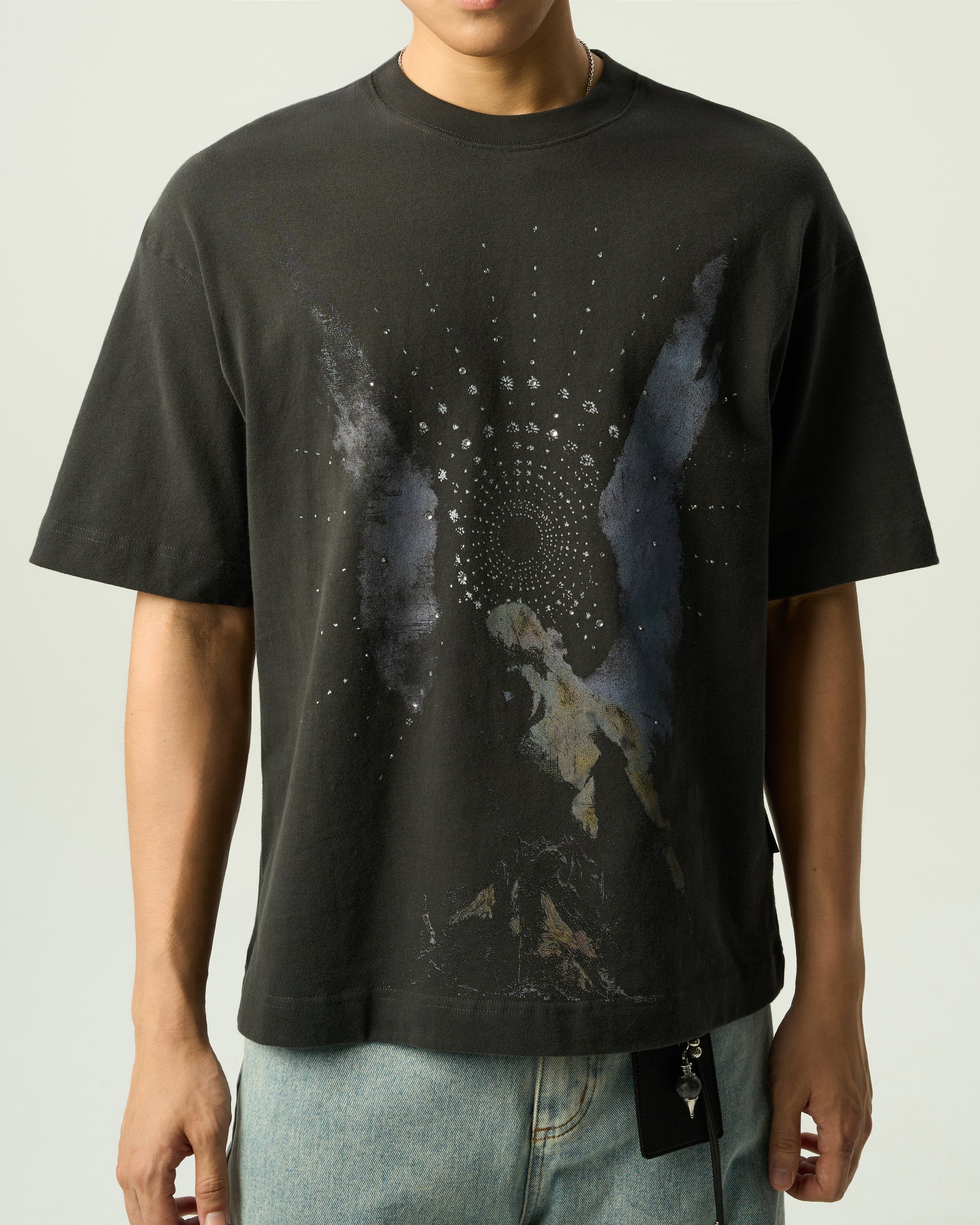 Artisanal Bleached Graphic T-Shirt