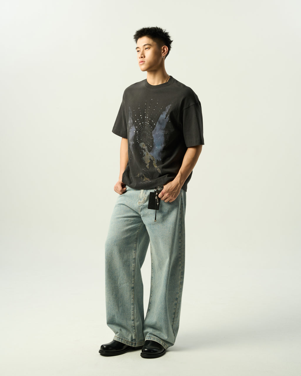 Artisanal Bleached Graphic T-Shirt