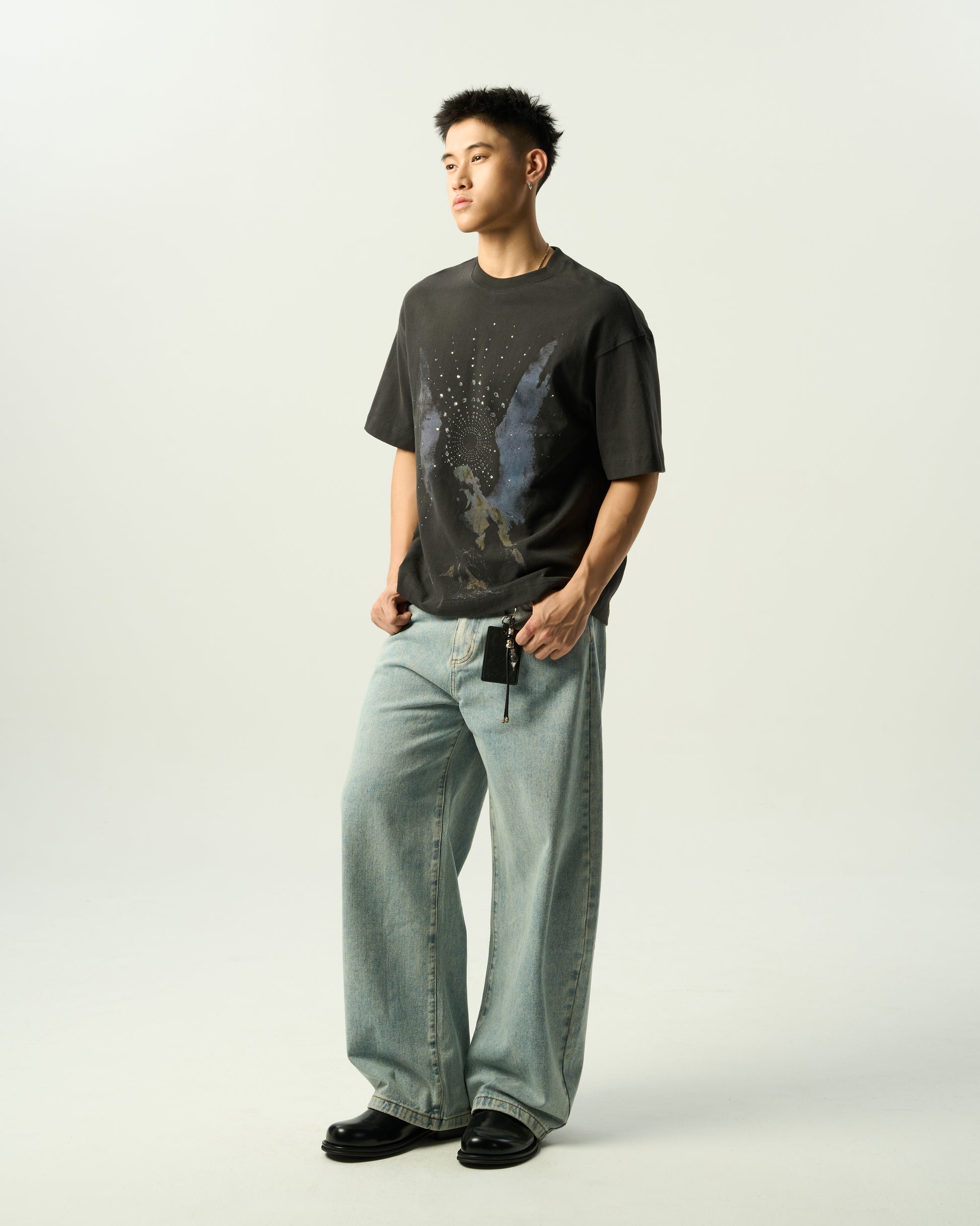 Artisanal Bleached Graphic T-Shirt