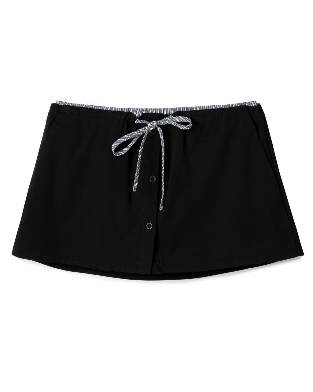 Minimalist Drawstring Mini-skort