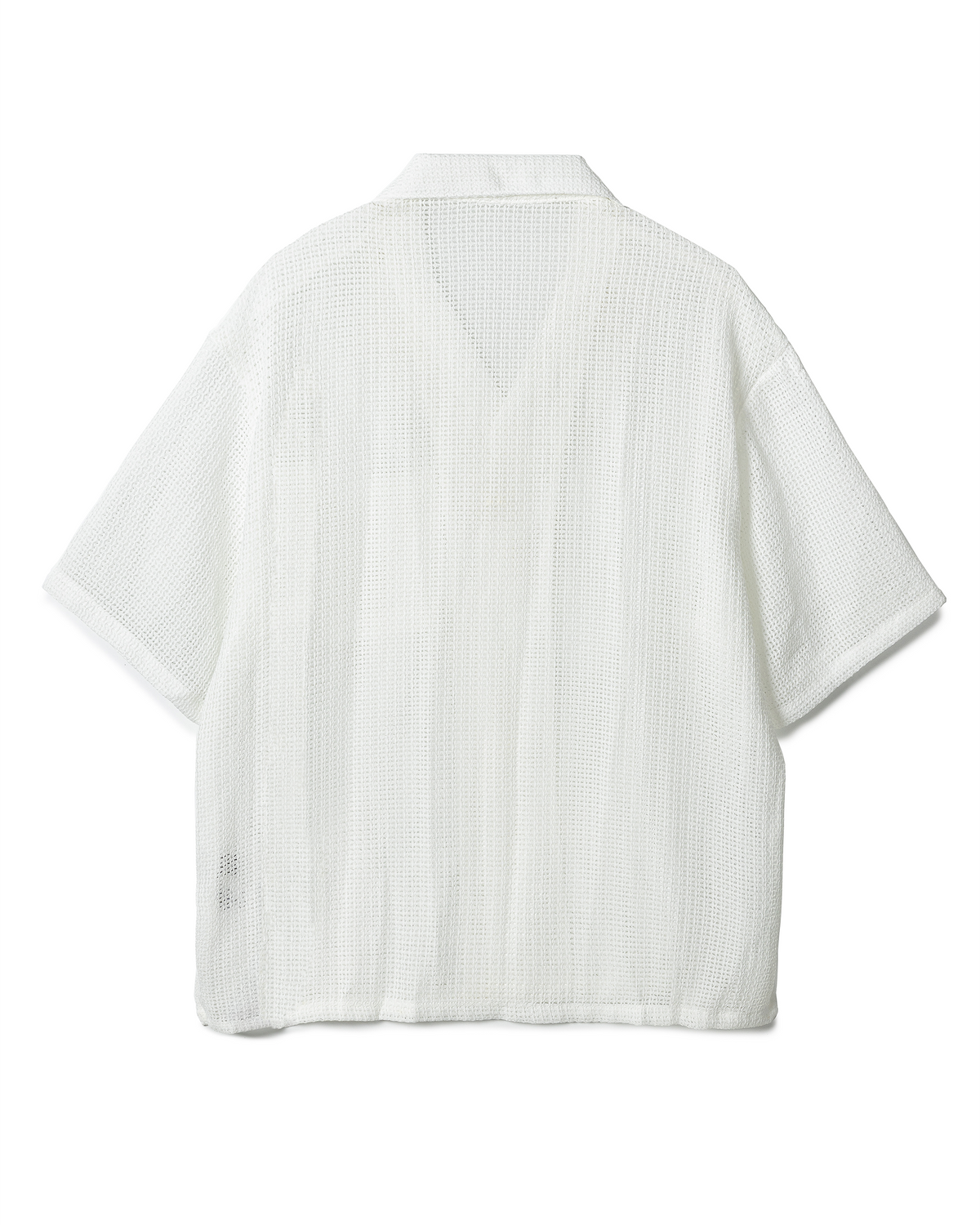Relaxed Textured-Knit Cuban Shirt