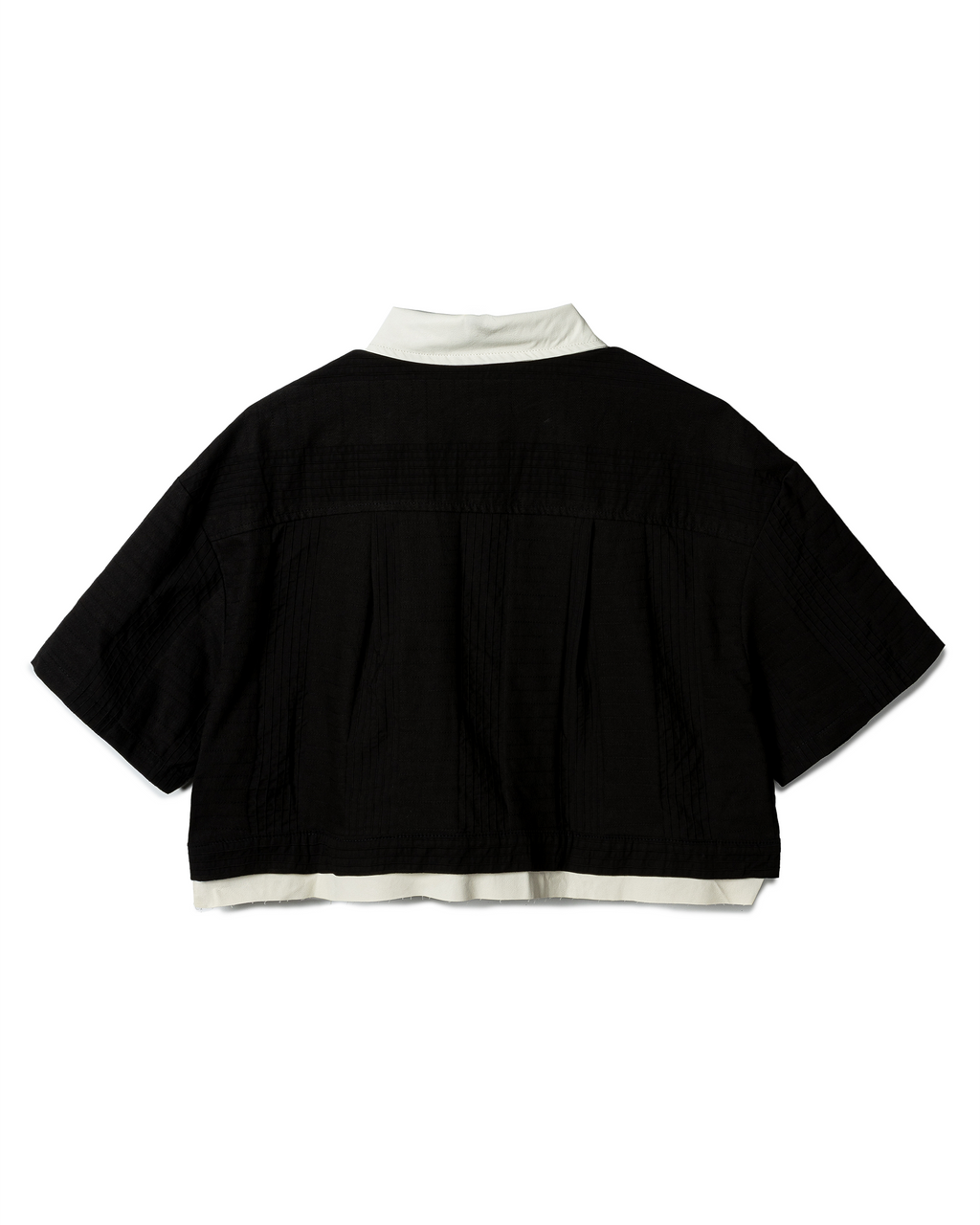 Contrast-Trim Boxy Technical Shirt