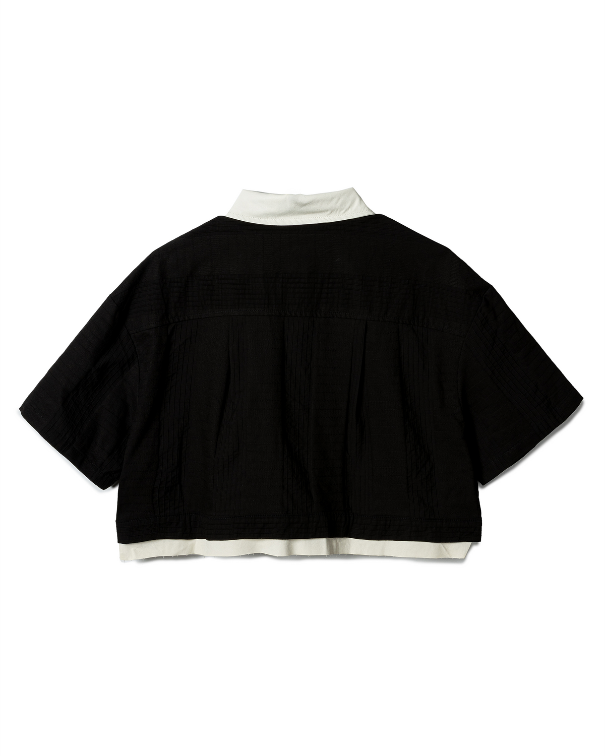 Contrast-Trim Boxy Technical Shirt